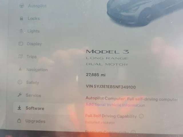 5YJ3E1EB5NF349100 2022 2022 Tesla MODEL 3 9