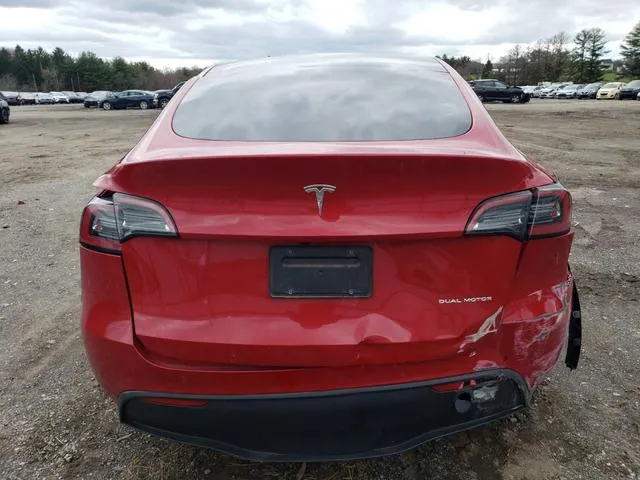 7SAYGDEE8NF393977 2022 2022 Tesla MODEL Y 6