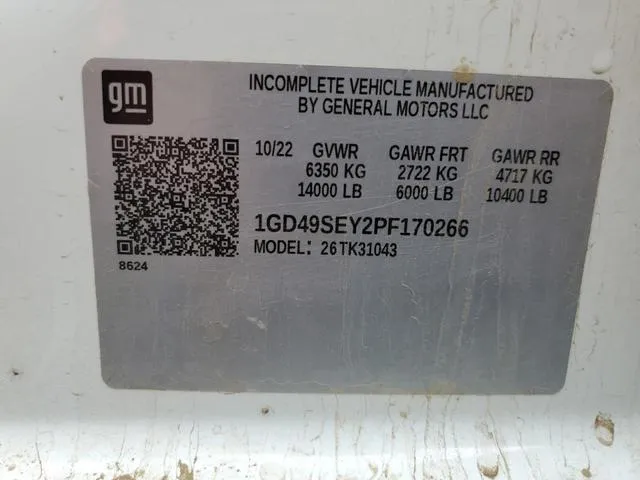 1GD49SEY2PF170266 2023 2023 GMC Sierra- K3500 10