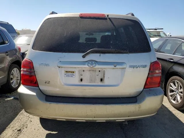 JTEGF21A410019227 2001 2001 Toyota Highlander 6