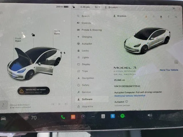 5YJ3E1EB0NF173542 2022 2022 Tesla MODEL 3 9