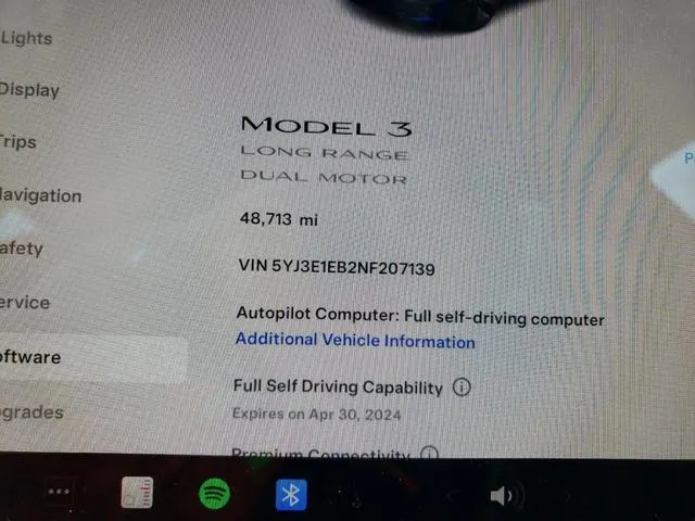 5YJ3E1EB2NF207139 2022 2022 Tesla MODEL 3 9