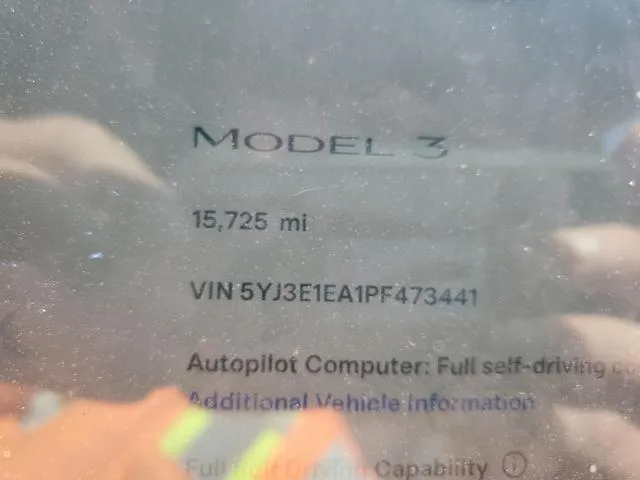 5YJ3E1EA1PF473441 2023 2023 Tesla MODEL 3 9