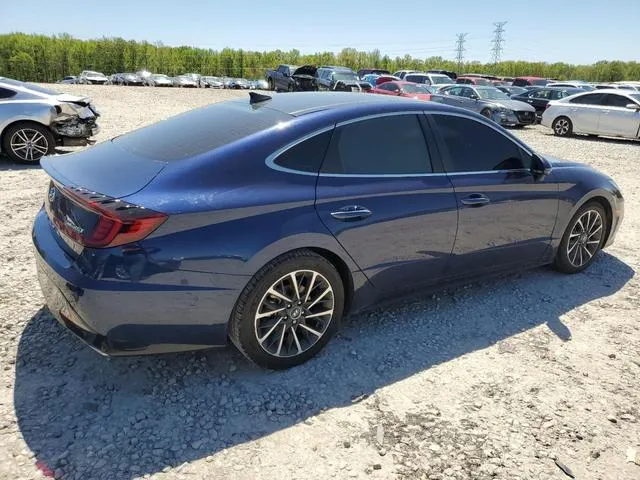 5NPEH4J28MH103293 2021 2021 Hyundai Sonata- Limited 3