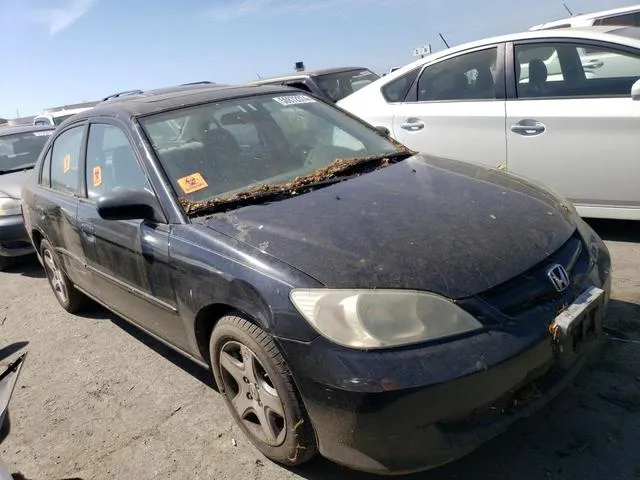 1HGES26755L002334 2005 2005 Honda Civic- EX 4