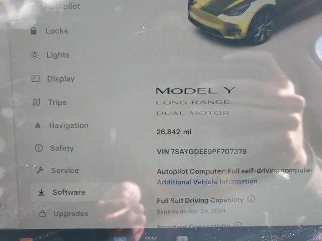 7SAYGDEE9PF707378 2023 2023 Tesla MODEL Y 9