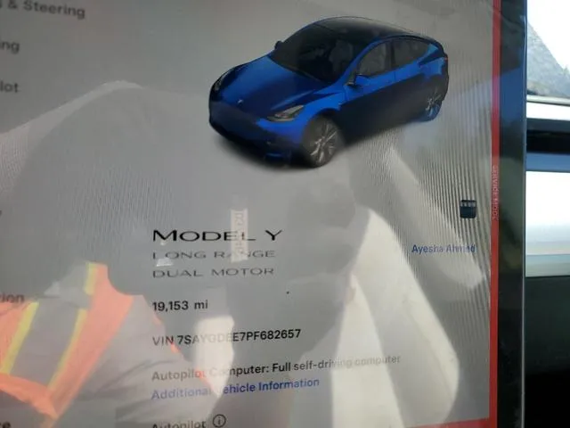 7SAYGDEE7PF682657 2023 2023 Tesla MODEL Y 9