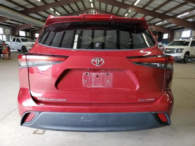 5TDGZRBH9MS157329 2021 2021 Toyota Highlander- Xle 6