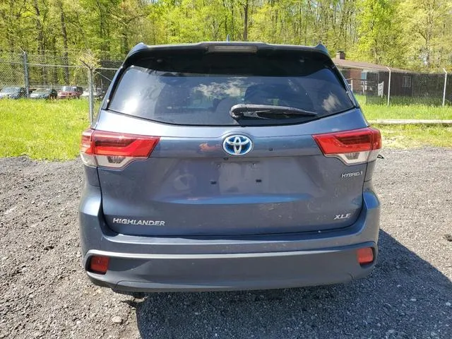 5TDJGRFH7KS075361 2019 2019 Toyota Highlander- Hybrid 6