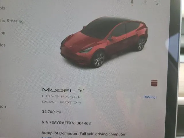 7SAYGAEEXNF364463 2022 2022 Tesla MODEL Y 9