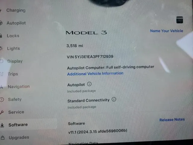 5YJ3E1EA3PF712939 2023 2023 Tesla MODEL 3 9