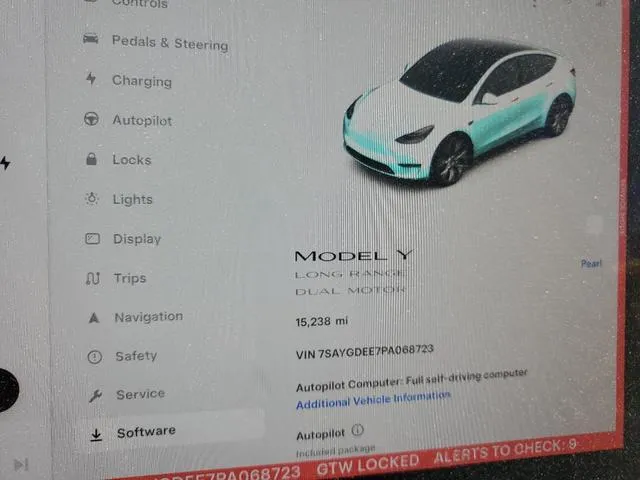 7SAYGDEE7PA068723 2023 2023 Tesla MODEL Y 9