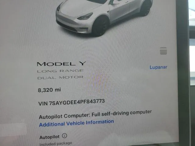 7SAYGDEE4PF843773 2023 2023 Tesla MODEL Y 9