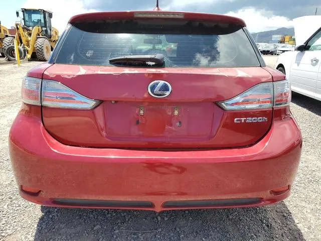 JTHKD5BHXC2055835 2012 2012 Lexus CT- 200 6