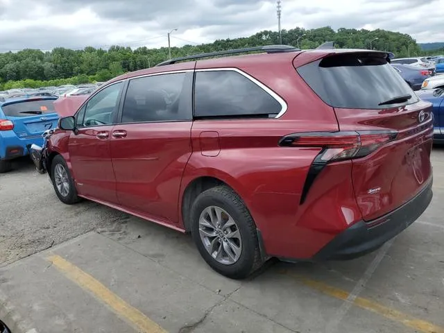 5TDJRKECXMS009588 2021 2021 Toyota Sienna- Xle 2