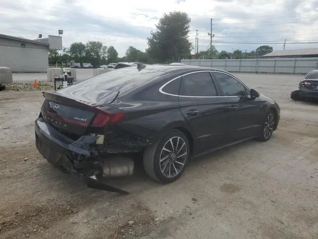 KMHL34J24NA187333 2022 2022 Hyundai Sonata- Limited 3