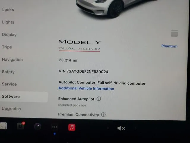 7SAYGDEF2NF539024 2022 2022 Tesla MODEL Y 9