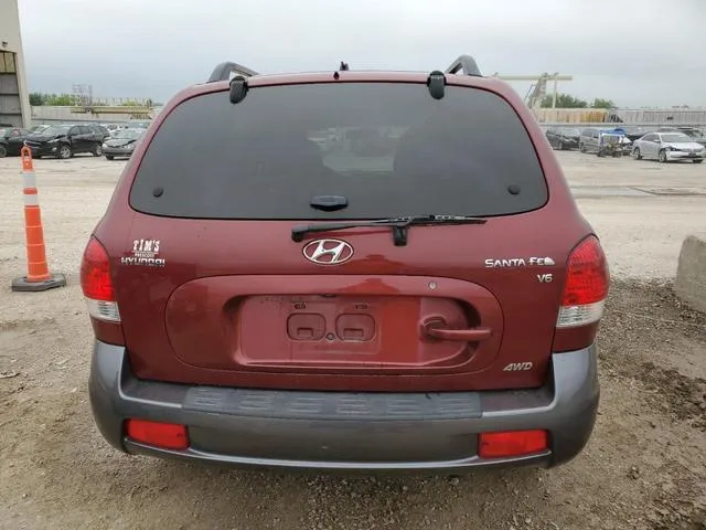 KM8SC73D05U875632 2005 2005 Hyundai Santa Fe- Gls 6