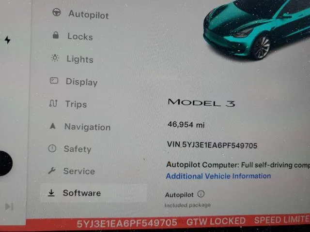 5YJ3E1EA6PF549705 2023 2023 Tesla MODEL 3 9