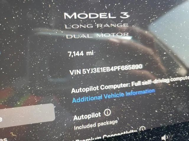 5YJ3E1EB4PF685890 2023 2023 Tesla MODEL 3 9