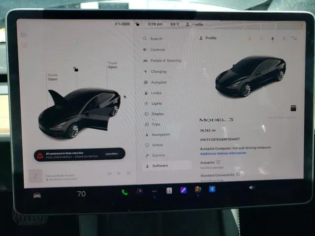 5YJ3E1EA9NF304457 2022 2022 Tesla MODEL 3 9