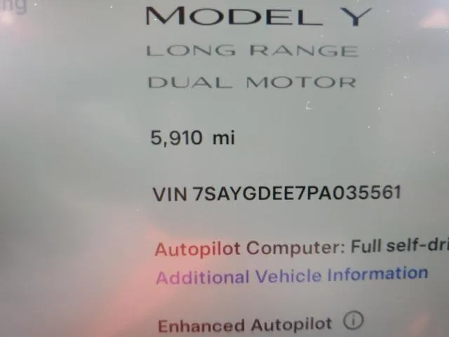 7SAYGDEE7PA035561 2023 2023 Tesla MODEL Y 9