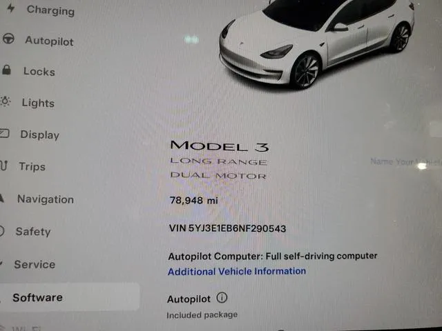 5YJ3E1EB6NF290543 2022 2022 Tesla MODEL 3 9