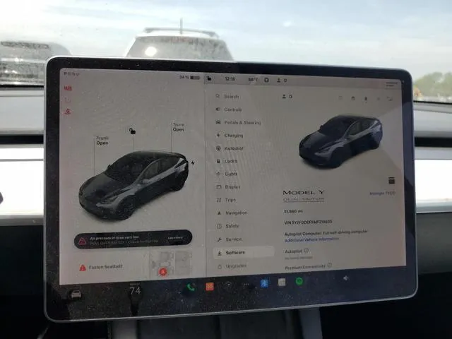 5YJYGDEF5MF219935 2021 2021 Tesla MODEL Y 9