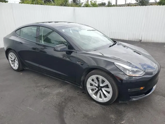 5YJ3E1EB3NF192280 2022 2022 Tesla MODEL 3 4