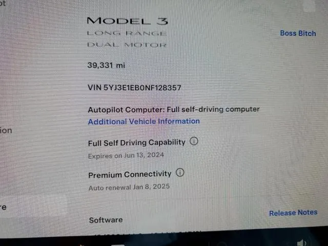 5YJ3E1EB0NF128357 2022 2022 Tesla MODEL 3 9