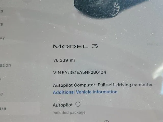 5YJ3E1EA5NF286104 2022 2022 Tesla MODEL 3 9