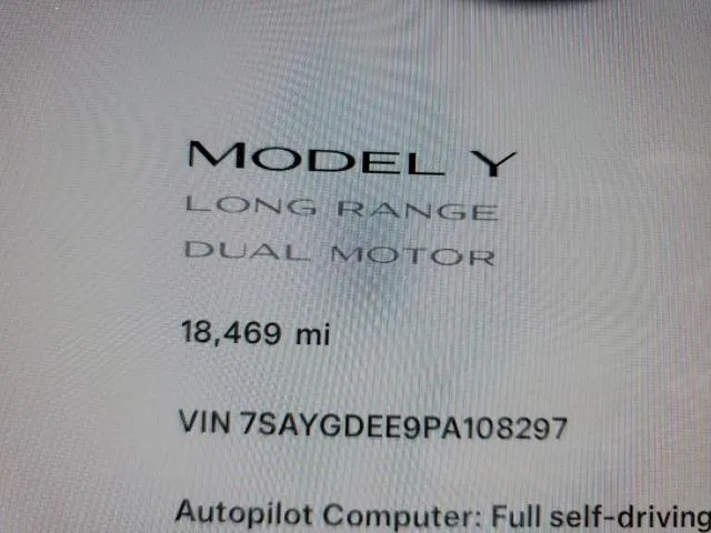 7SAYGDEE9PA108297 2023 2023 Tesla MODEL Y 9