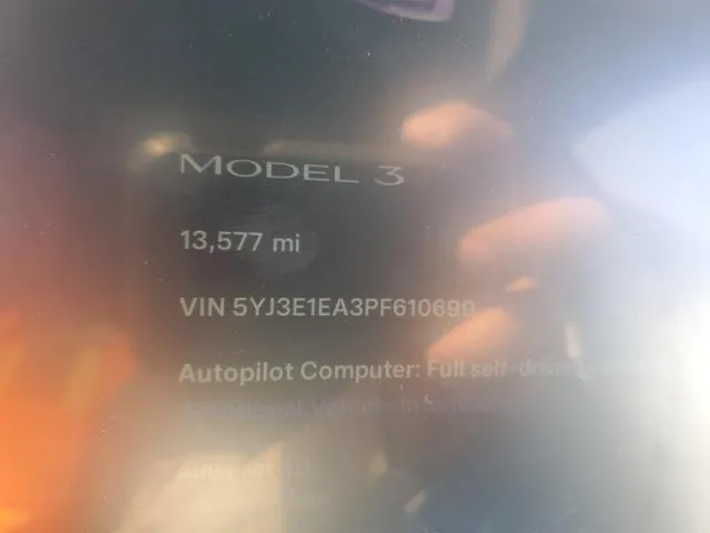 5YJ3E1EA3PF610699 2023 2023 Tesla MODEL 3 9