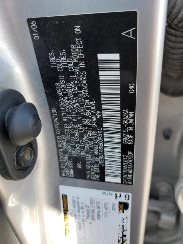 JTEBU17RX60093010 2006 2006 Toyota 4runner- Limited 10