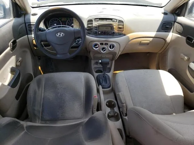 KMHCN46C36U025947 2006 2006 Hyundai Accent- Gls 8