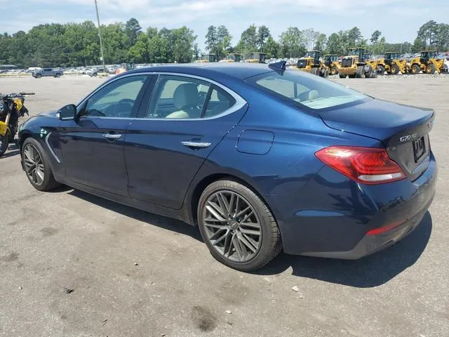 KMTG34LA1KU014388 2019 2019 Genesis G70- Elite 2