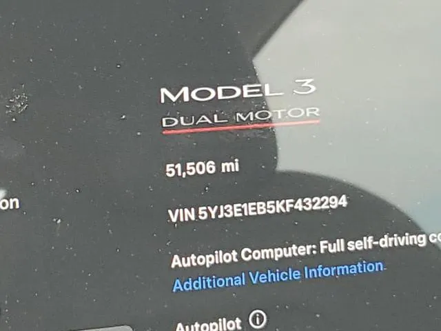 5YJ3E1EB5KF432294 2019 2019 Tesla MODEL 3 9