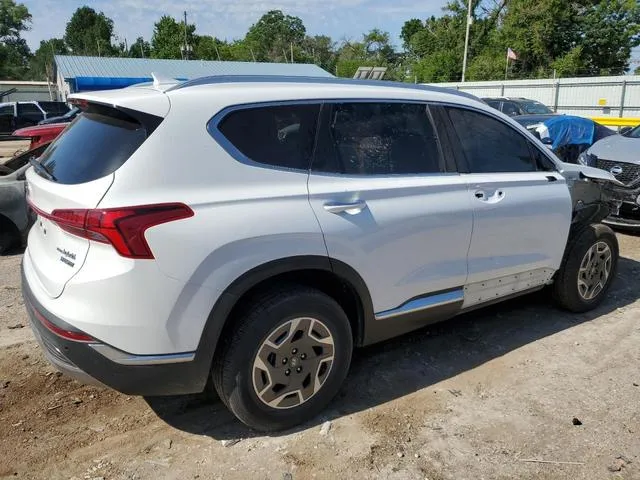 5NMS2DA14PH016259 2023 2023 Hyundai Santa Fe- Blue 3