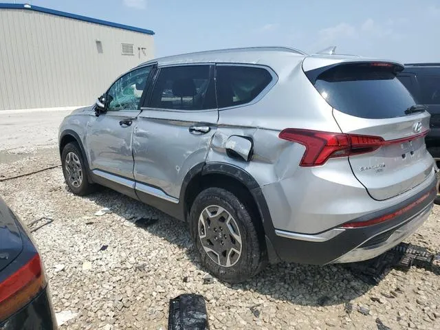 KM8S2DA13MU005964 2021 2021 Hyundai Santa Fe- Blue 2