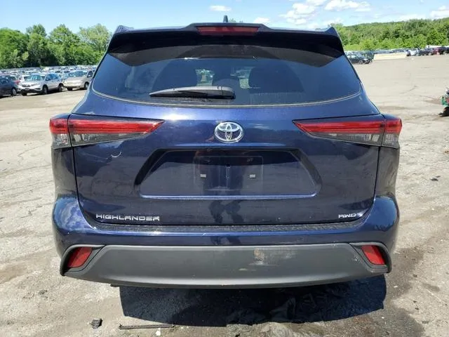 5TDCZRBH8NS254425 2022 2022 Toyota Highlander- L 6