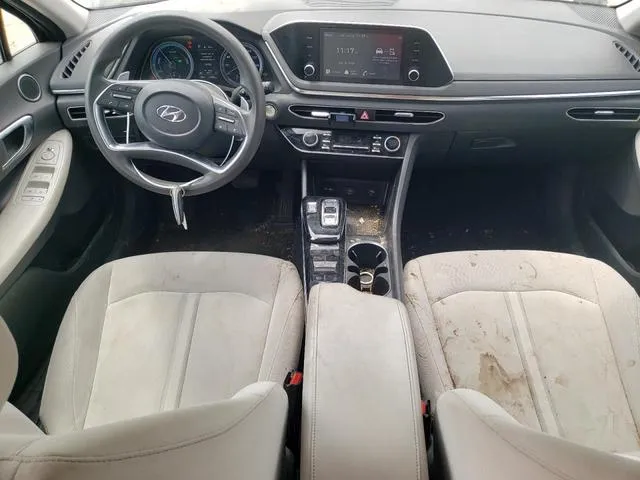 KMHL24JJ4MA029325 2021 2021 Hyundai Sonata- Hybrid 8