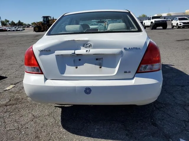 KMHDN45D13U582382 2003 2003 Hyundai Elantra- Gls 6