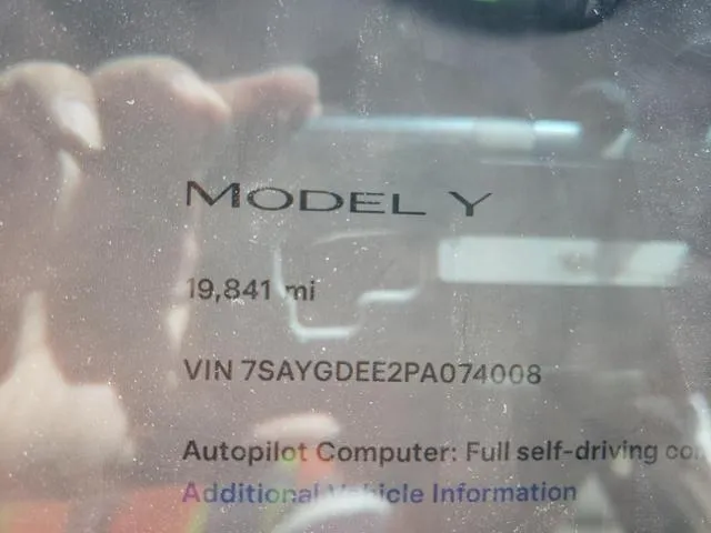 7SAYGDEE2PA074008 2023 2023 Tesla MODEL Y 9