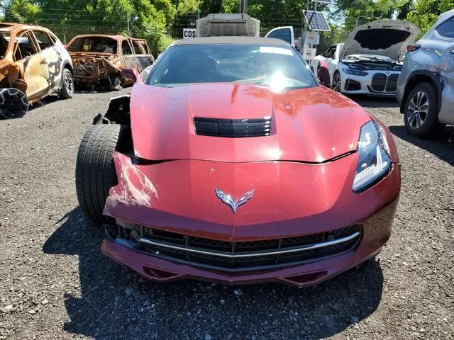 1G1YD3D73K5107252 2019 2019 Chevrolet Corvette- Stingray 2Lt 5