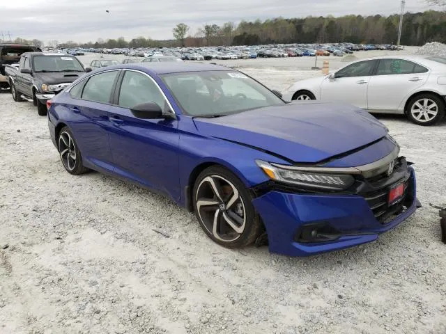 1HGCV1F35MA100960 2021 2021 Honda Accord- Sport 4