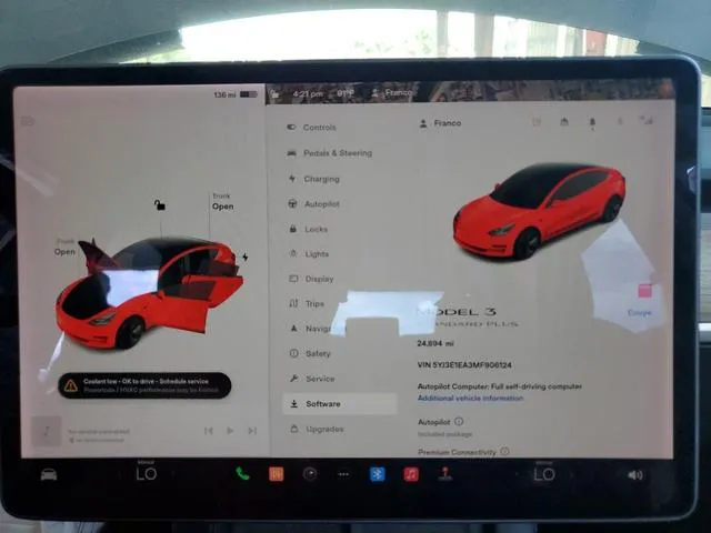 5YJ3E1EA3MF906124 2021 2021 Tesla MODEL 3 9