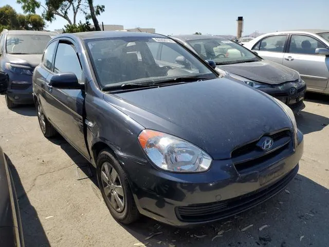 KMHCM3AC2AU163024 2010 2010 Hyundai Accent- Blue 4