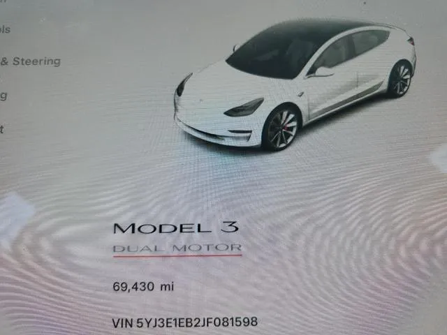 5YJ3E1EB2JF081598 2018 2018 Tesla MODEL 3 9