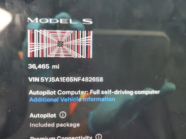 5YJSA1E65NF482658 2022 2022 Tesla MODEL S 9