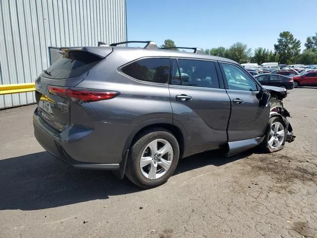 5TDBBRCH3NS560480 2022 2022 Toyota Highlander- Hybrid Le 3